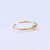 Tinny Heartbeat Adjustable Ring