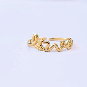 Love Adjustable Ring