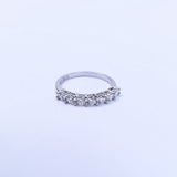 Seven Stones Moissanite Band