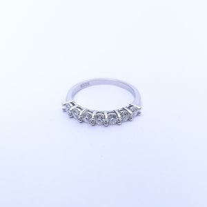 Seven Stones Moissanite Band