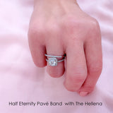 Half Eternity Pavé Band