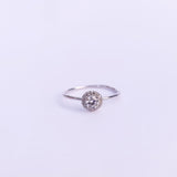 Simple Elegance - Promise Ring (0.3ct Moissanite)