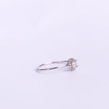 Simple Elegance - Promise Ring (0.3ct Moissanite)