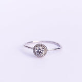 Simple Elegance - Promise Ring (0.3ct Moissanite)