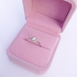 Simple Elegance - Promise Ring (0.3ct Moissanite)