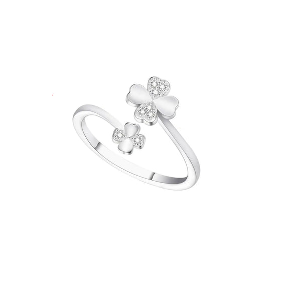 Lucky Clover Adjustable Ring