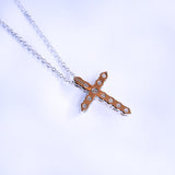 Maria Cross Pendant Necklace