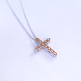 Maria Cross Pendant Necklace