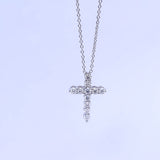 Maria Cross Pendant Necklace