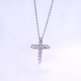 Maria Cross Pendant Necklace