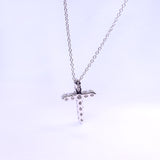 Maria Cross Pendant Necklace