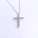 Maria Cross Pendant Necklace