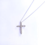 Maria Cross Pendant Necklace