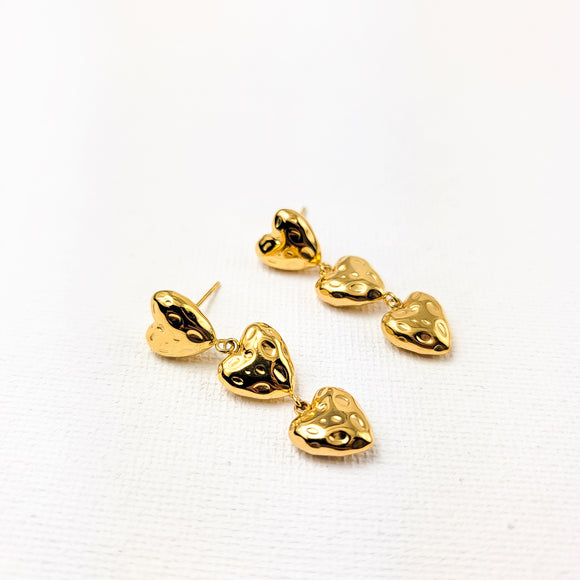 Jessica Trio of Hearts Earrings