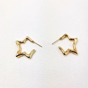 Stella Star Hoop Earrings