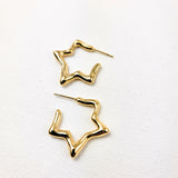 Stella Star Hoop Earrings