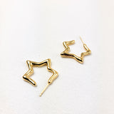 Stella Star Hoop Earrings