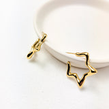 Stella Star Hoop Earrings