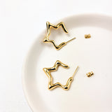 Stella Star Hoop Earrings