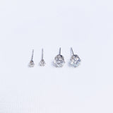 Moissanite Classic Stud Set