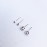 Moissanite Classic Stud Set