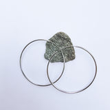 L Hoops - Sterling Silver