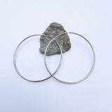 L Hoops - Sterling Silver