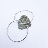 L Hoops - Sterling Silver