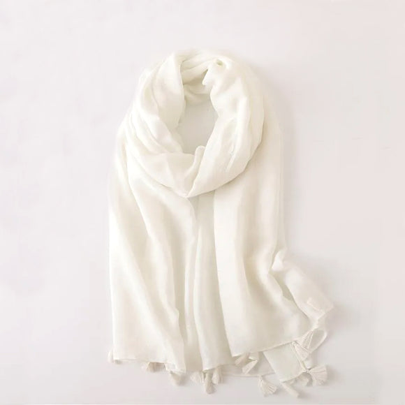 Cotton Linen Light Scarf