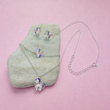 Unicorn Party Set ( necklace+ring+bracelet)