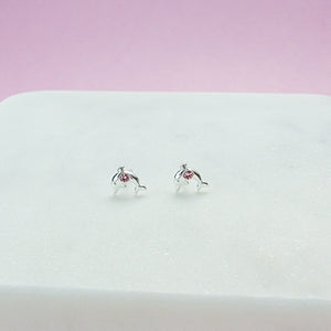 Dolphin Stud Earrings - Hypoallergenic