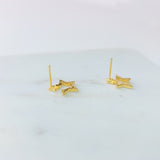 Twinkling Star Stud Earrings