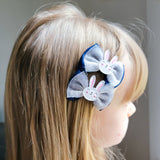 Happy Bow Hair Clips