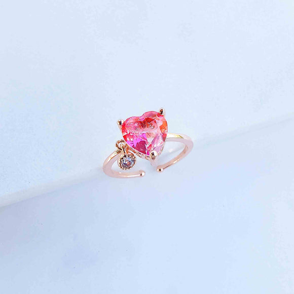 Pink Heart Desire Ring