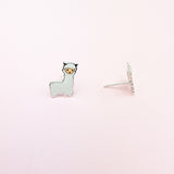 Alpaca Stud Earrings - Hypoallergenic