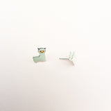 Alpaca Stud Earrings - Hypoallergenic