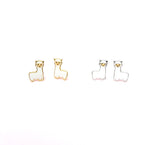 Alpaca Stud Earrings - Hypoallergenic