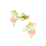 Ballerinas Stud Earrings - Hypoallergenic