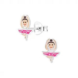 Ballerinas Stud Earrings - Hypoallergenic