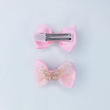 Happy Bow Hair Clips