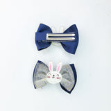 Happy Bow Hair Clips