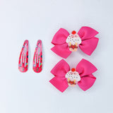 Happy Bow Hair Clips