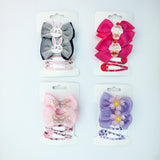 Happy Bow Hair Clips