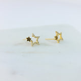 Twinkling Star Stud Earrings