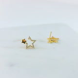 Twinkling Star Stud Earrings