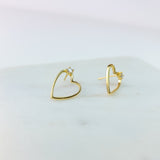 Heart with a Spark Earrings