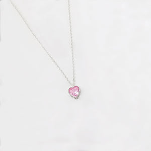 Hot Pink, shimmering White or both? This Brilliant Heart necklace crafted in Sterling Silver and embellished with pink or white heart shaped zirconia stones makes a great statement for any outfit. It's gorgeous and can be worn on daily basis or for special occasions.  Metal: 925 Sterling Silver  Chain Length:16 Inches + 2 inches extension Nickel & Lead free & Hypoallergenic