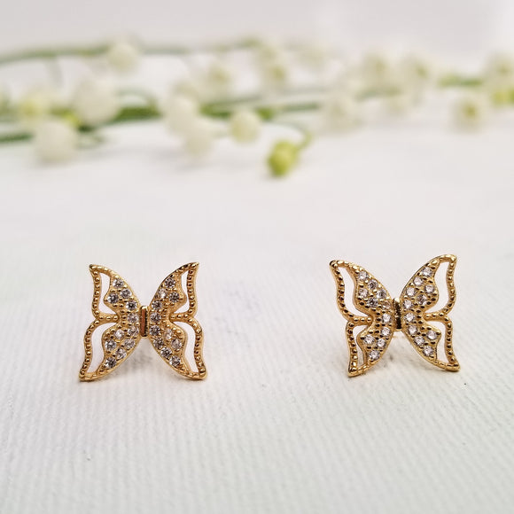 Butterfly Grace Stud Earrings